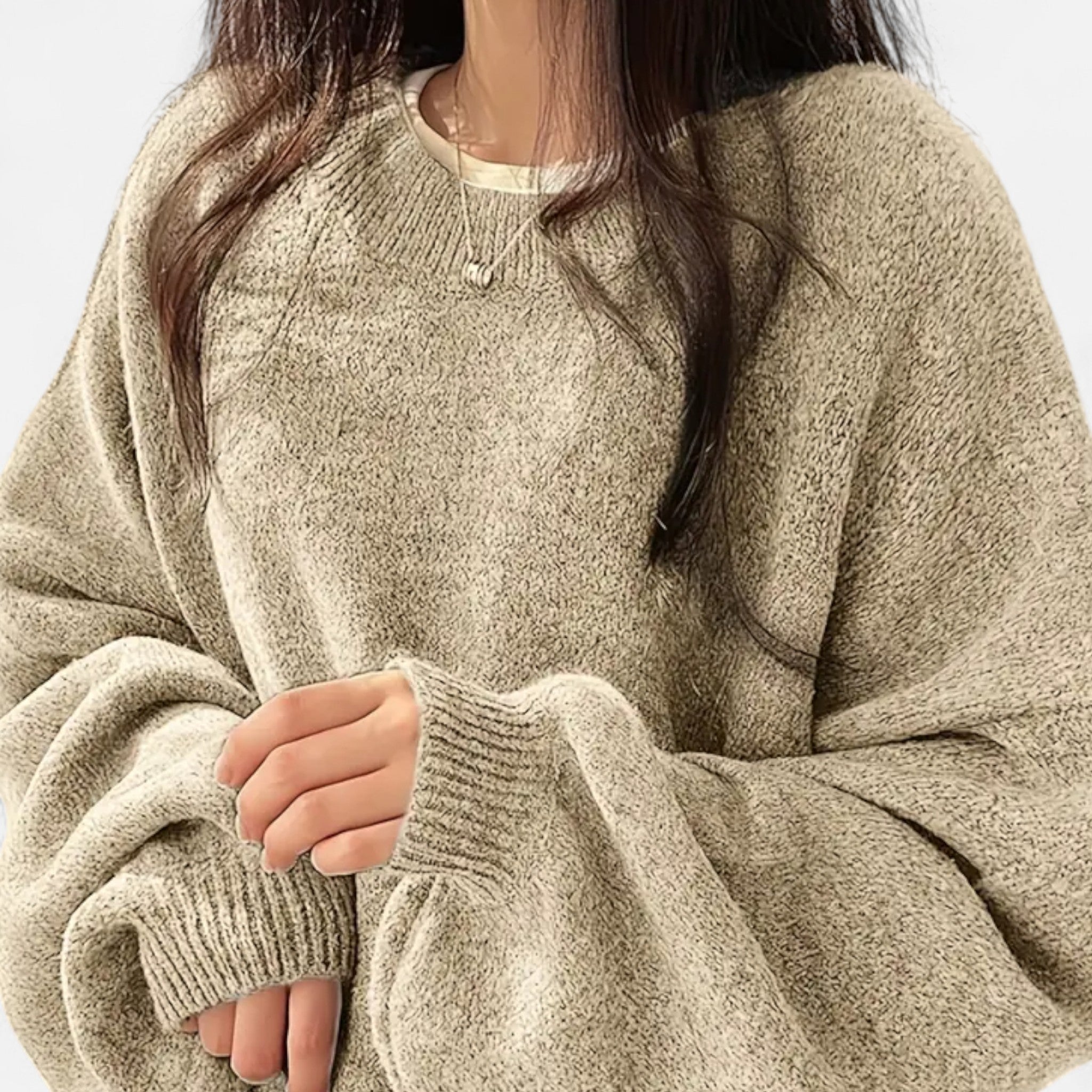 Fawnbury | Women’s Crew Neck Relaxed Fit Pullover Sweater