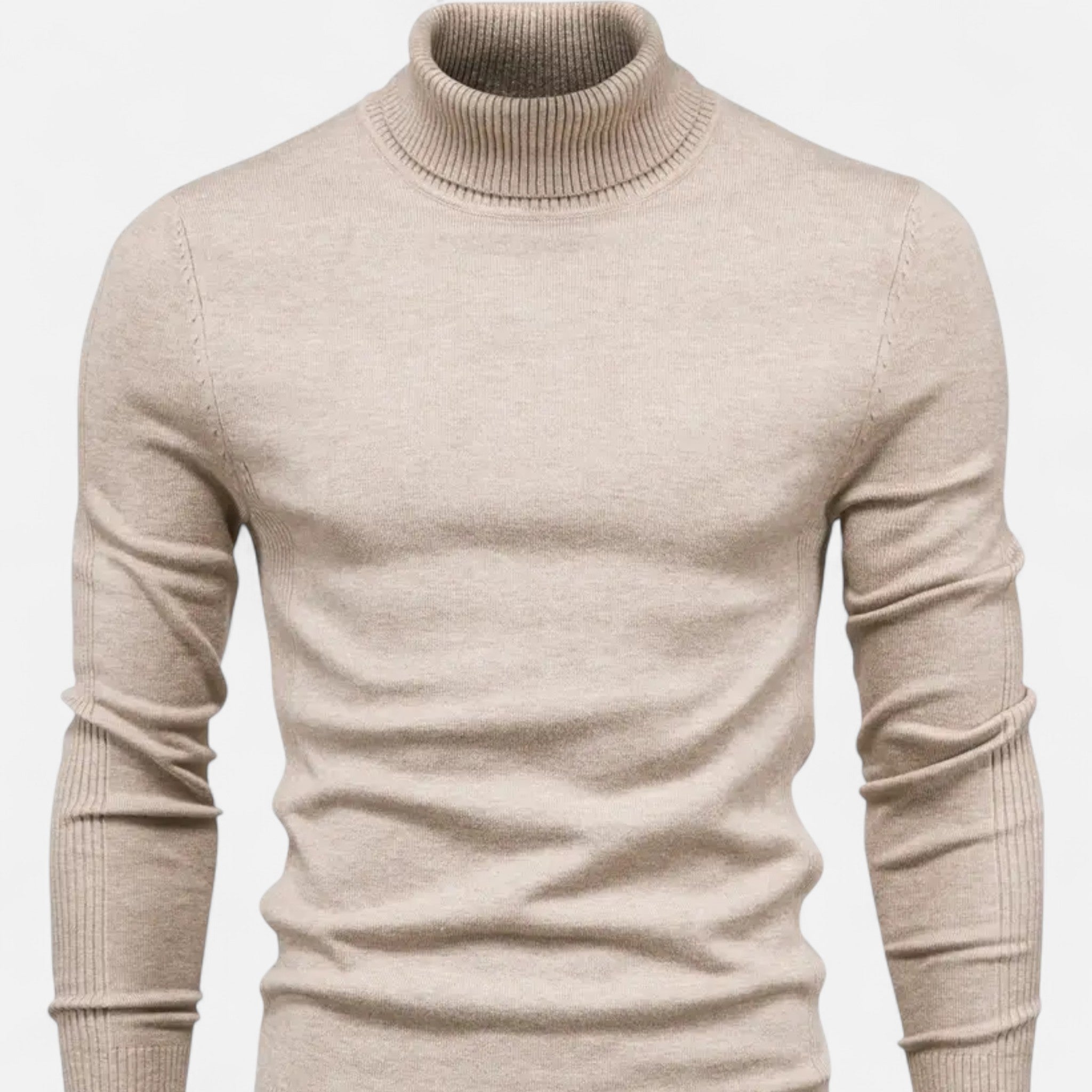Fawnbury | Men’s Turtleneck Sweater Solid Colour Pullover