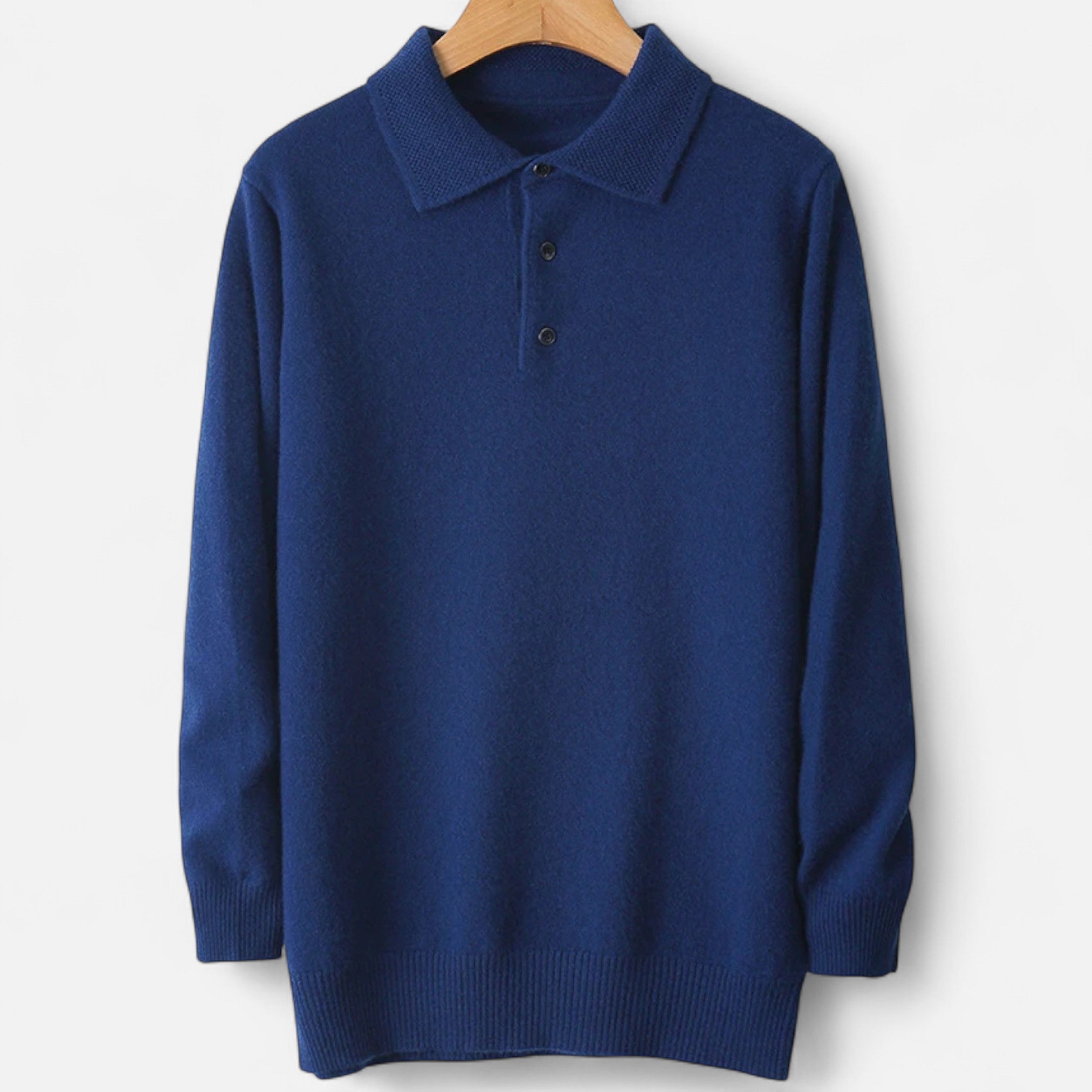 Fawnbury | Men’s Merino Wool Polo Sweater