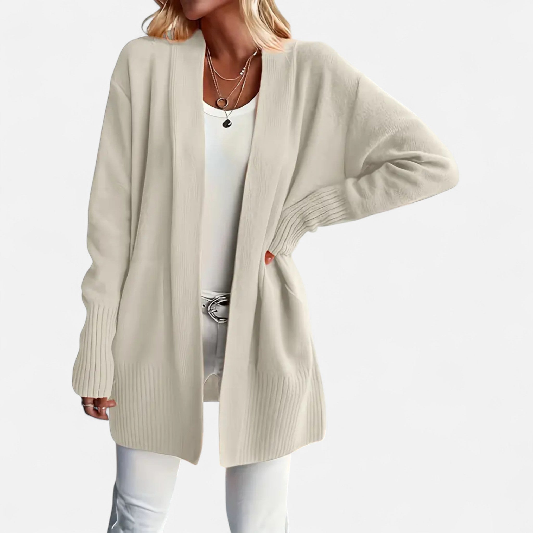 Fawnbury | Women’s Loose Fit Knit V-Neck Cardigan