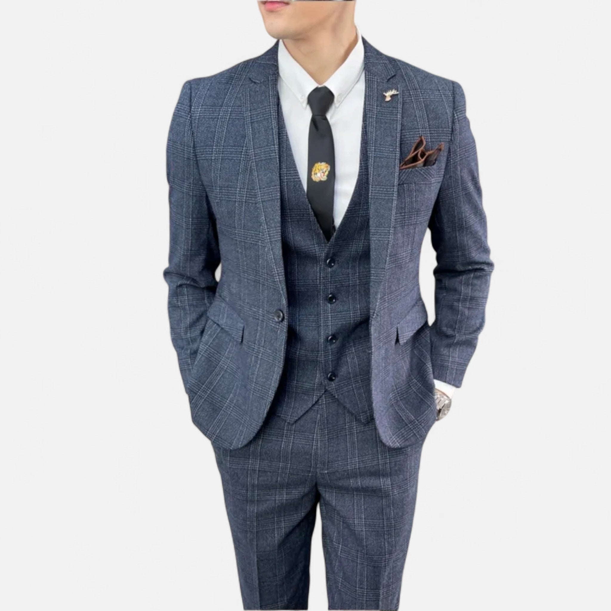 Fawnbury | Men’s English Style 3-Piece Tuxedo Suit