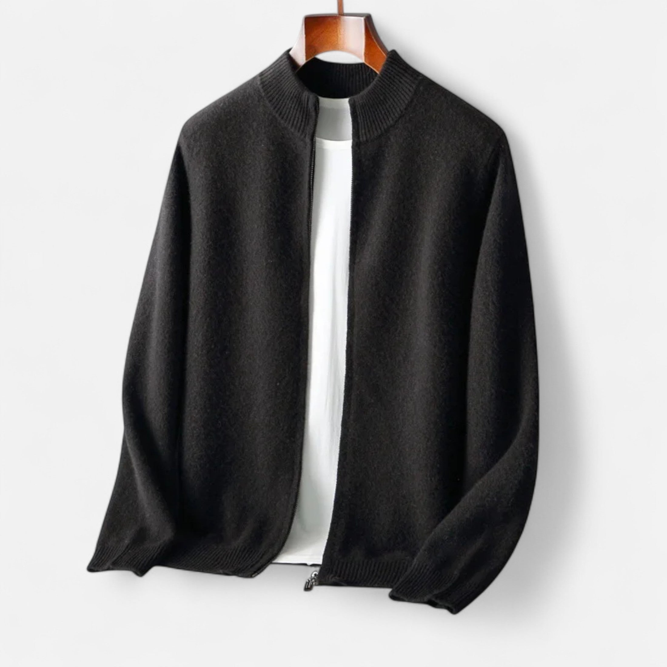 Fawnbury | Men’s Merino Wool Zip Sweater