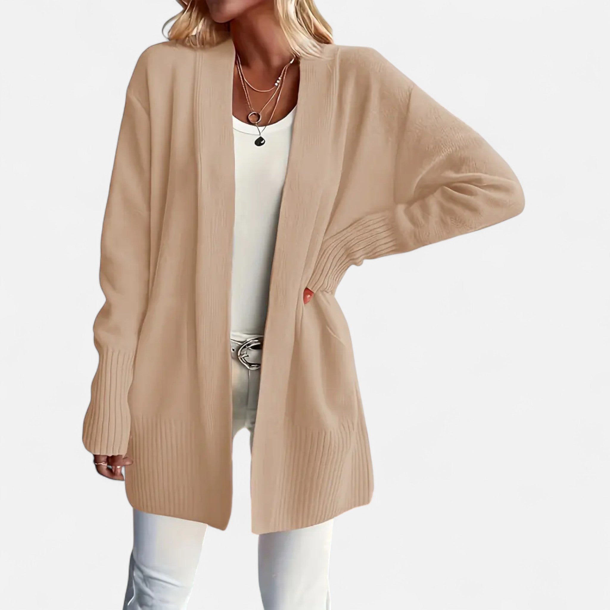 Fawnbury | Women’s Loose Fit Knit V-Neck Cardigan