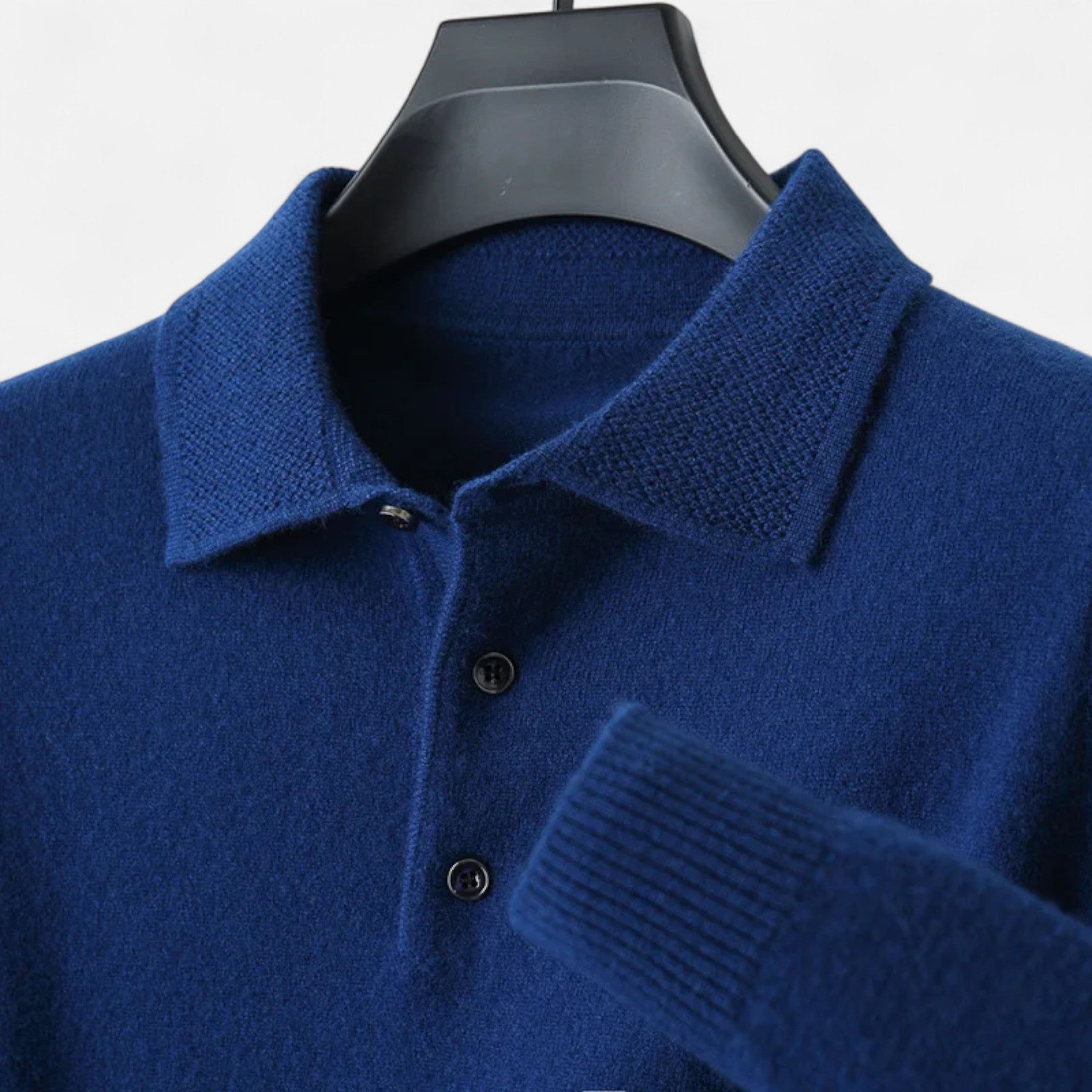 Fawnbury | Men’s Merino Wool Polo Sweater