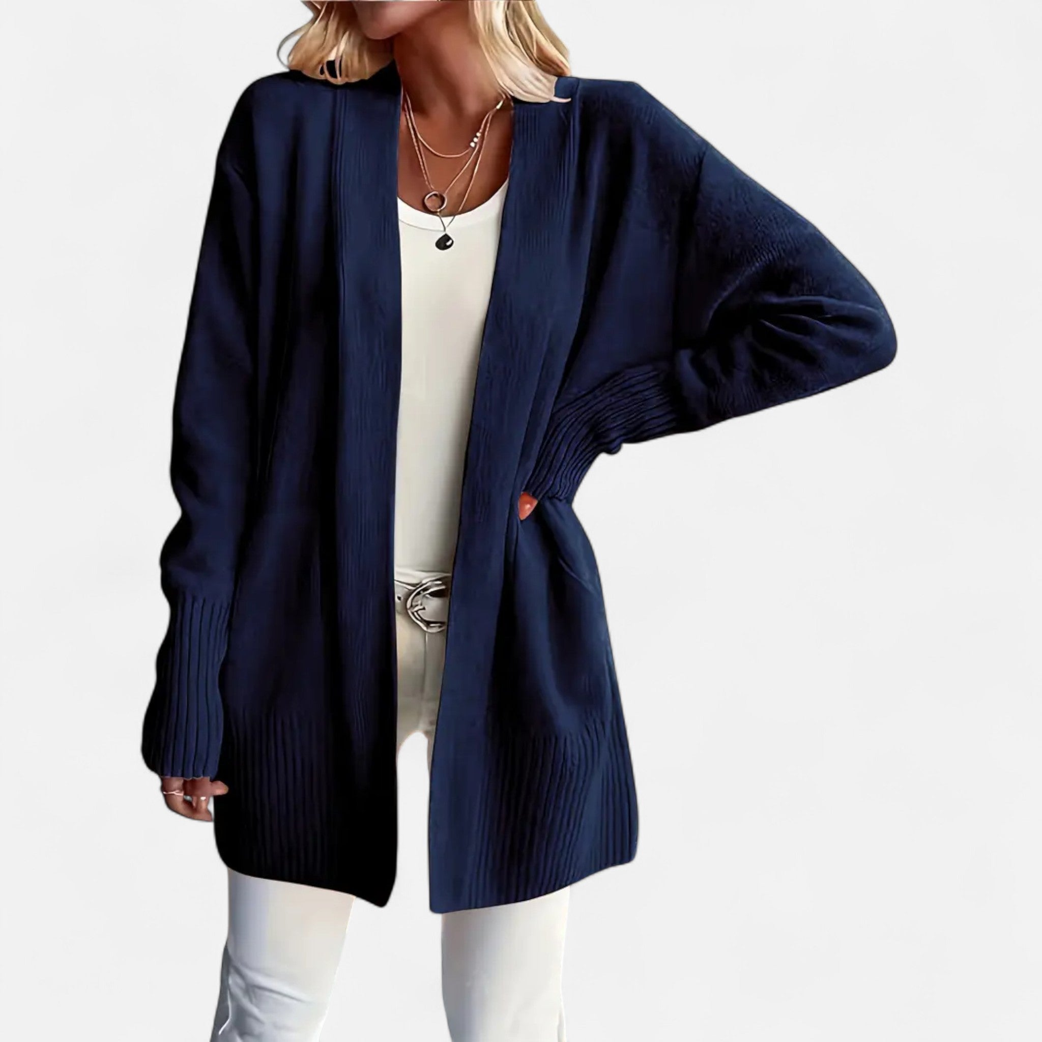 Fawnbury | Women’s Loose Fit Knit V-Neck Cardigan