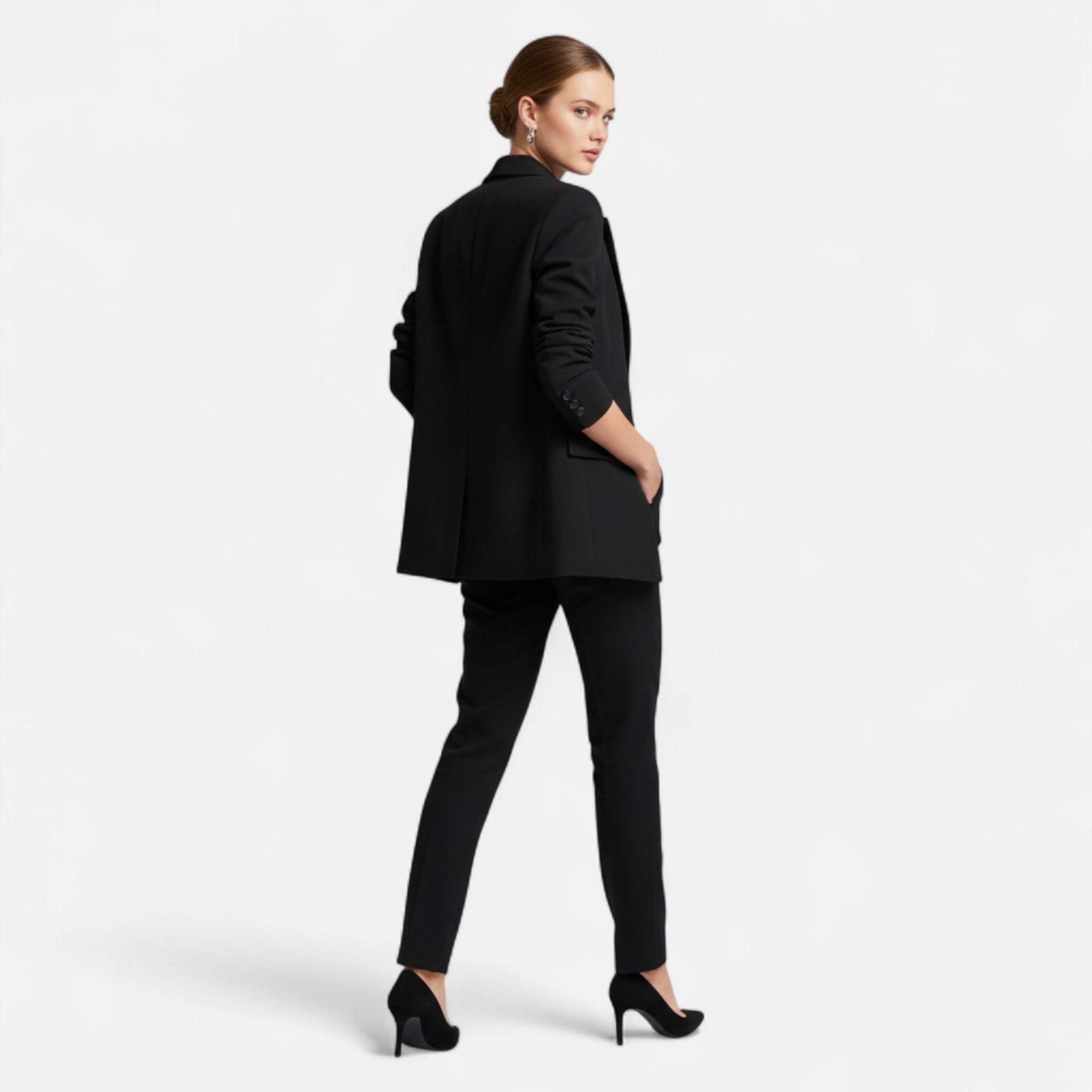 Fawnbury | Women’s Double-Breasted Loose Fit Blazer Coat