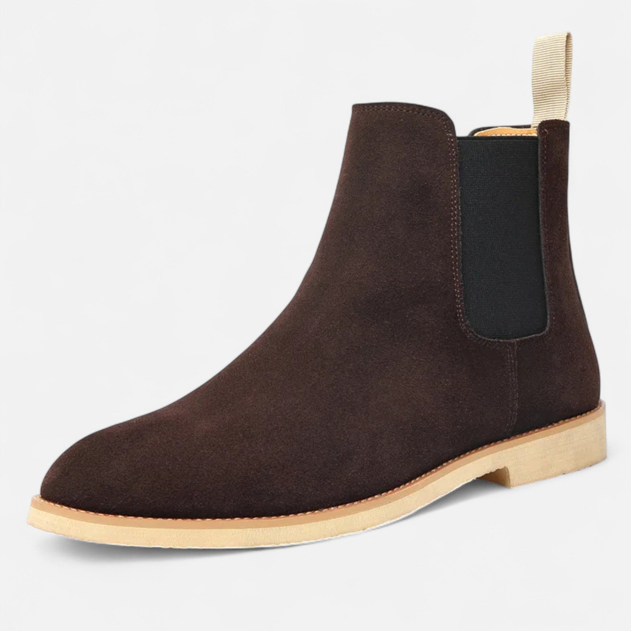 Fawnbury | Men’s Suede High-Top Chelsea Boots