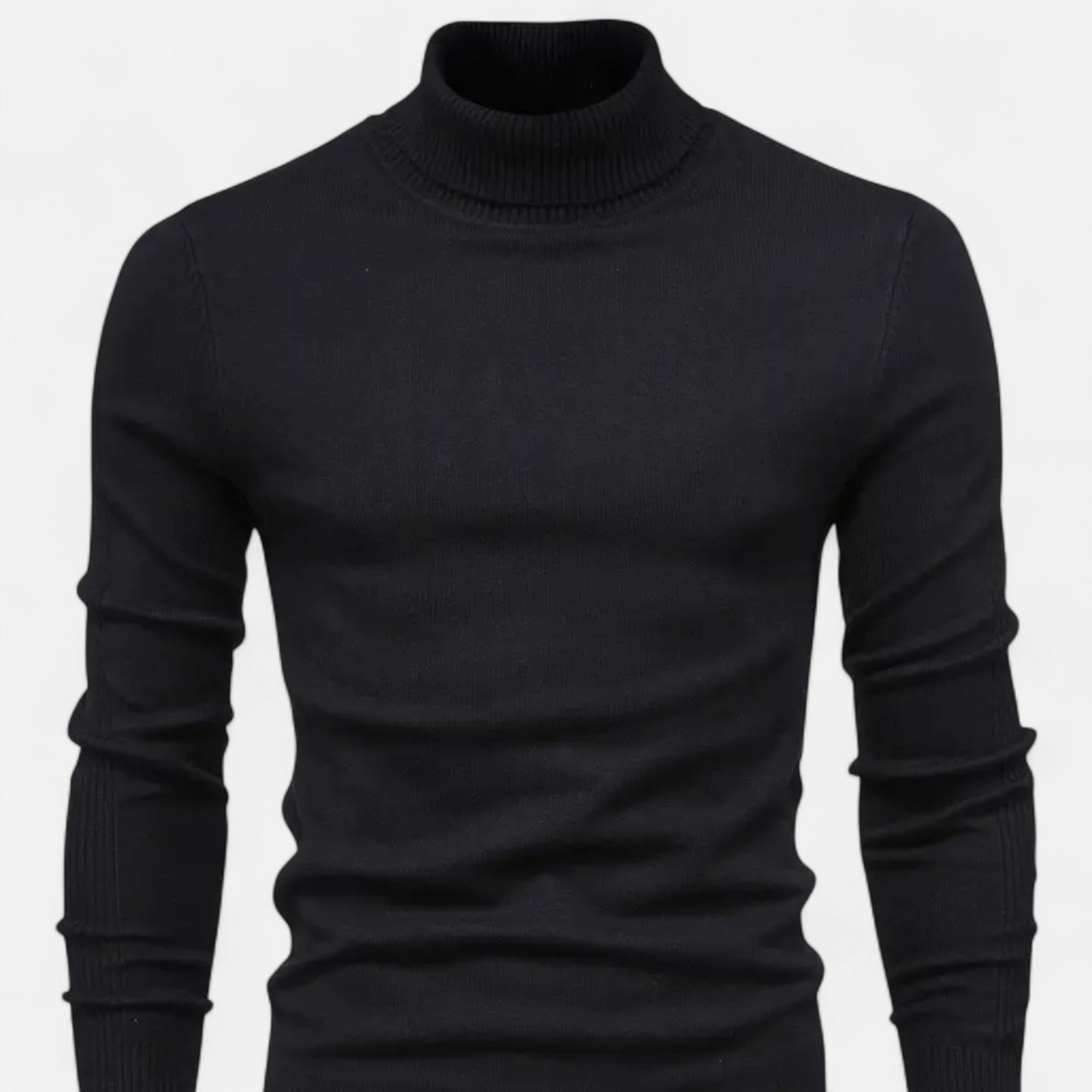 Fawnbury | Men’s Turtleneck Sweater Solid Colour Pullover