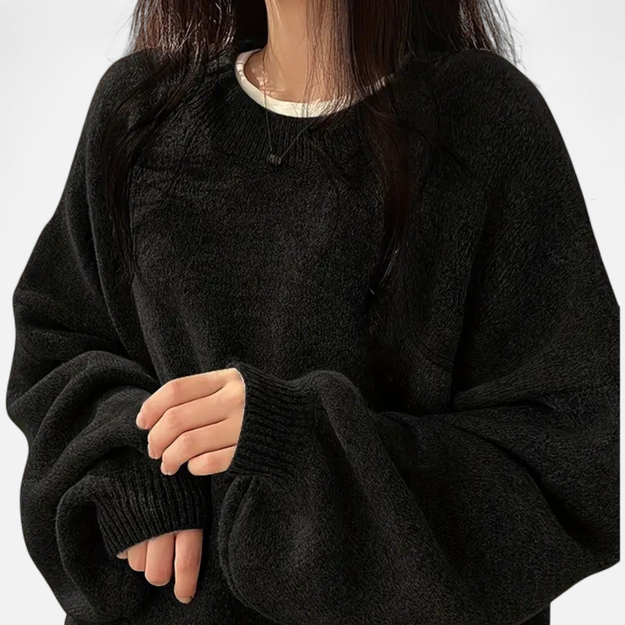Fawnbury | Women’s Crew Neck Relaxed Fit Pullover Sweater