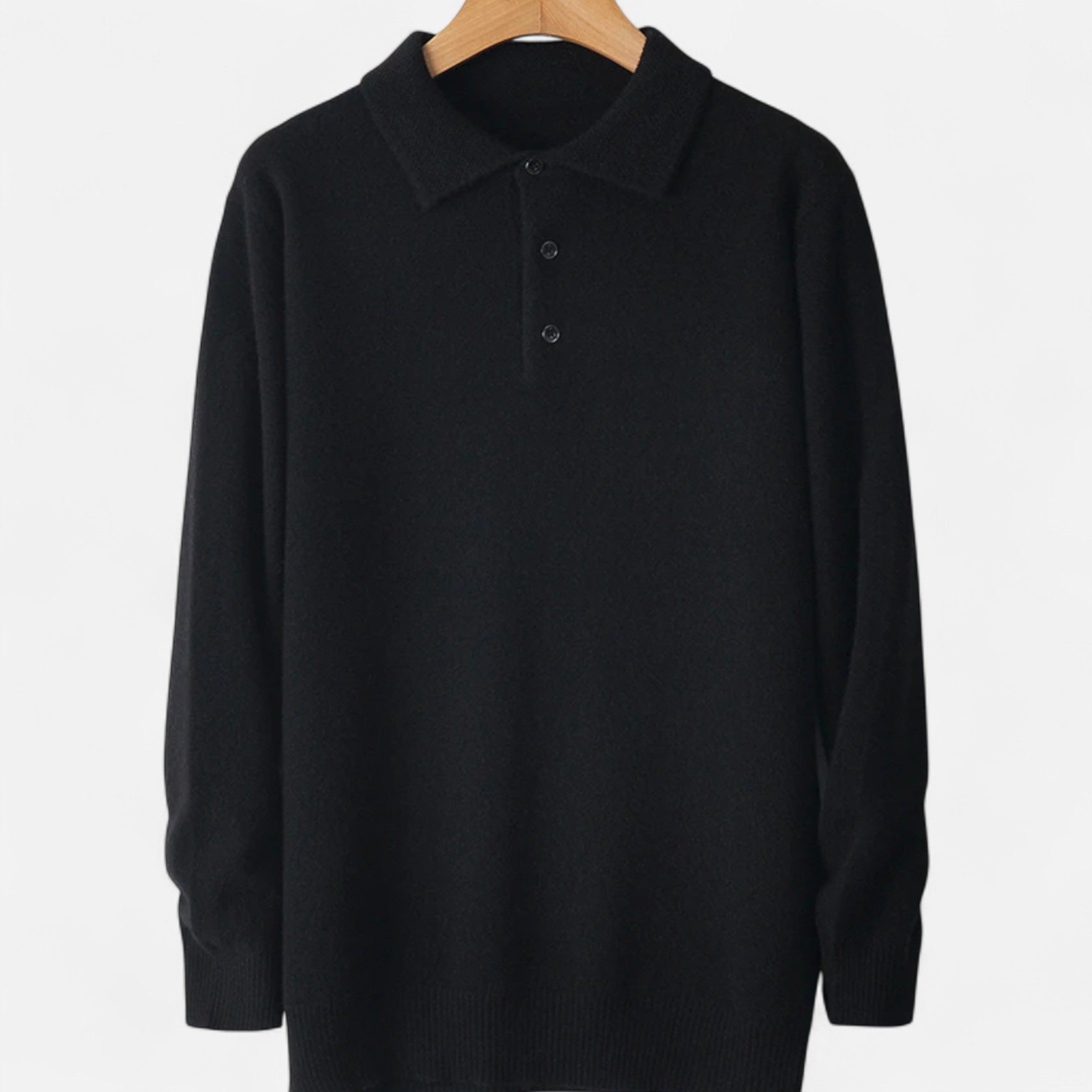 Fawnbury | Men’s Merino Wool Polo Sweater