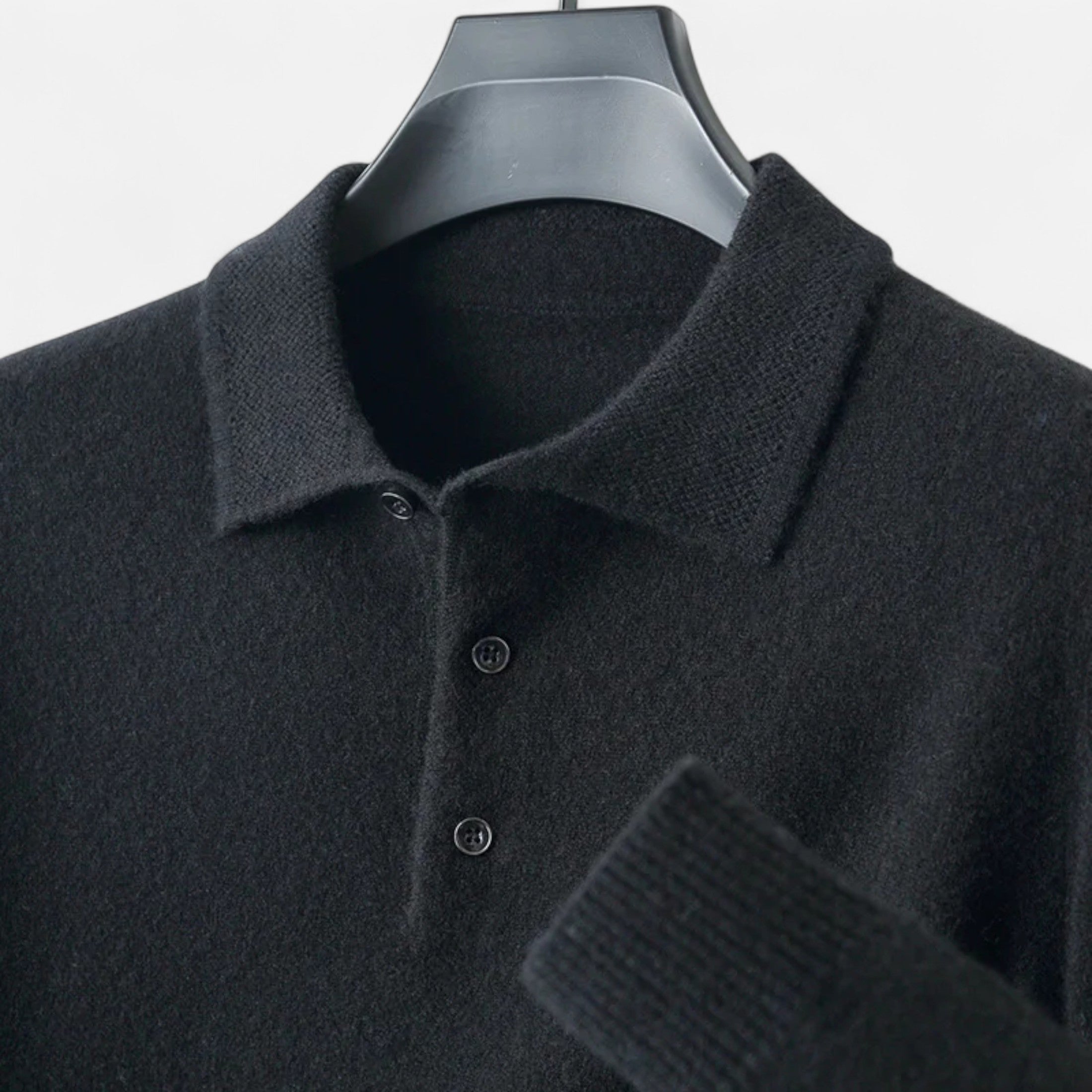 Fawnbury | Men’s Merino Wool Polo Sweater