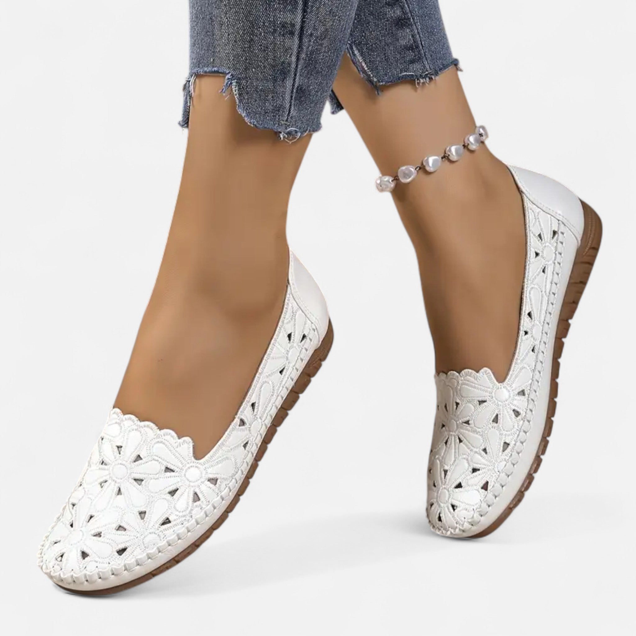 Fawnbury | Women’s Slip-On Lace-Up Flat Shoes