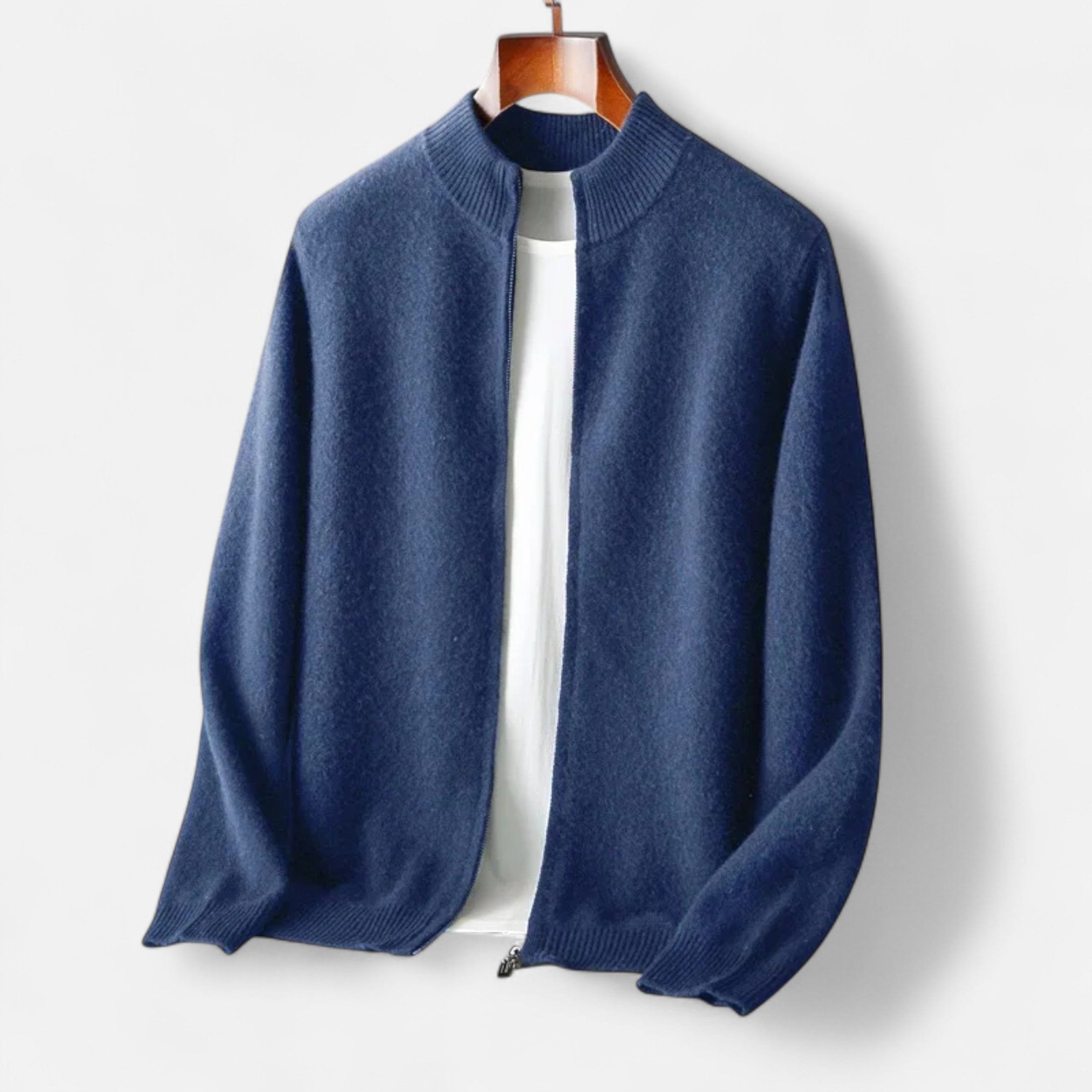 Fawnbury | Men’s Merino Wool Zip Sweater