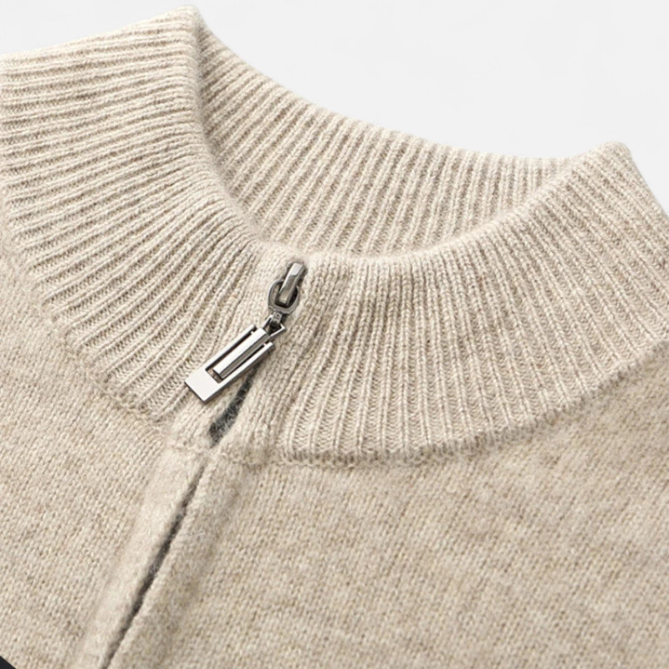 Fawnbury | Men’s Merino Wool Zip Sweater
