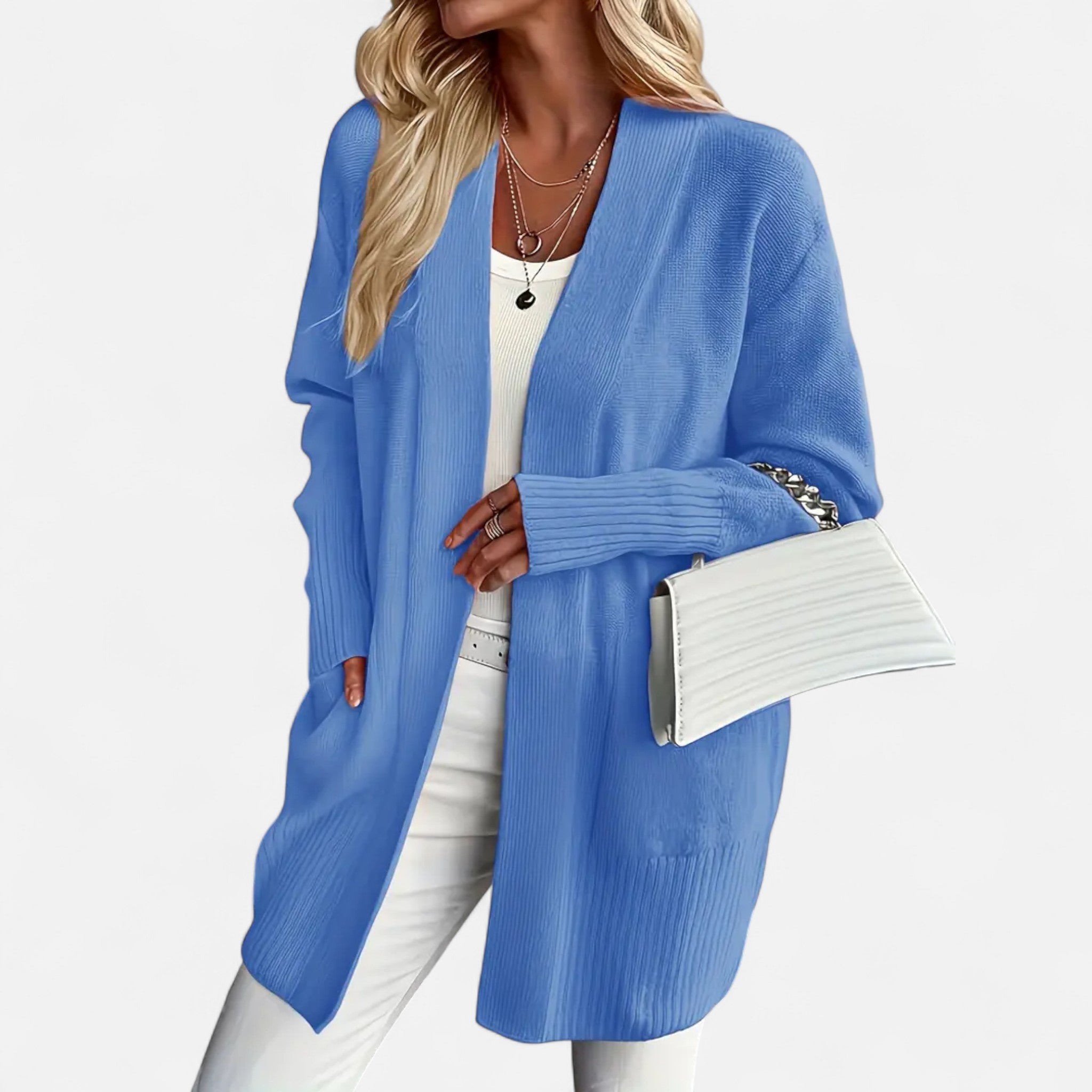 Fawnbury | Women’s Loose Fit Knit V-Neck Cardigan