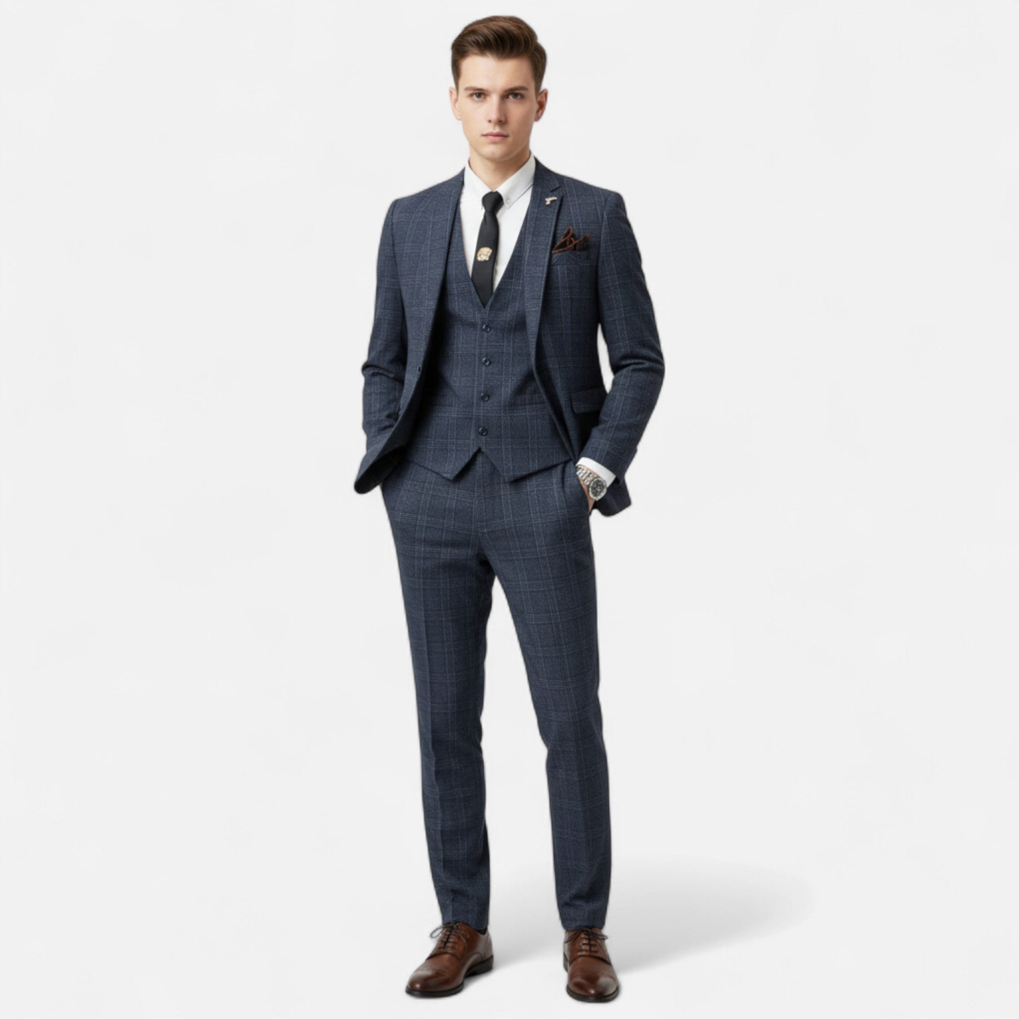 Fawnbury | Men’s English Style 3-Piece Tuxedo Suit