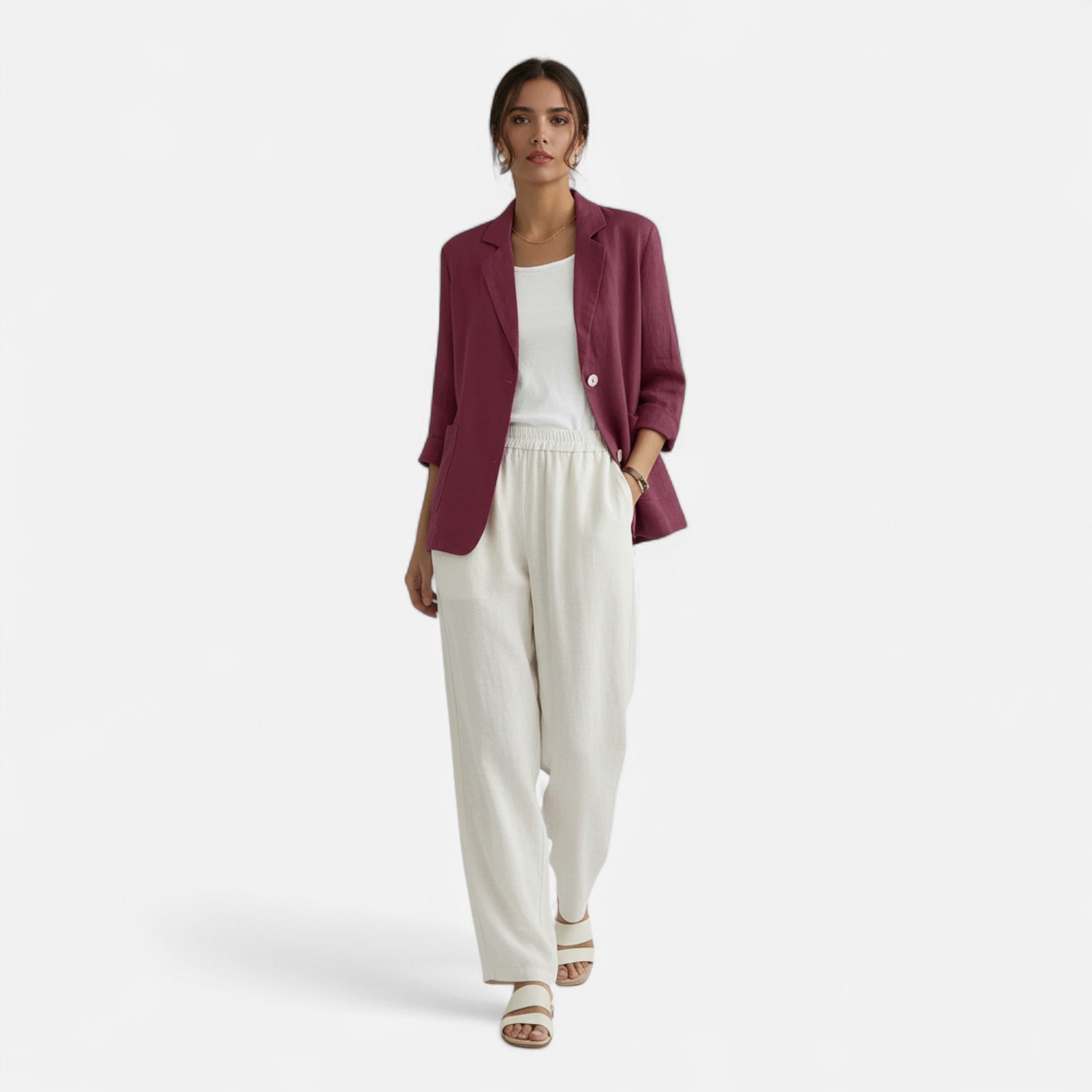 Fawnbury | Women’s Casual Two-Button Commuter Jacket