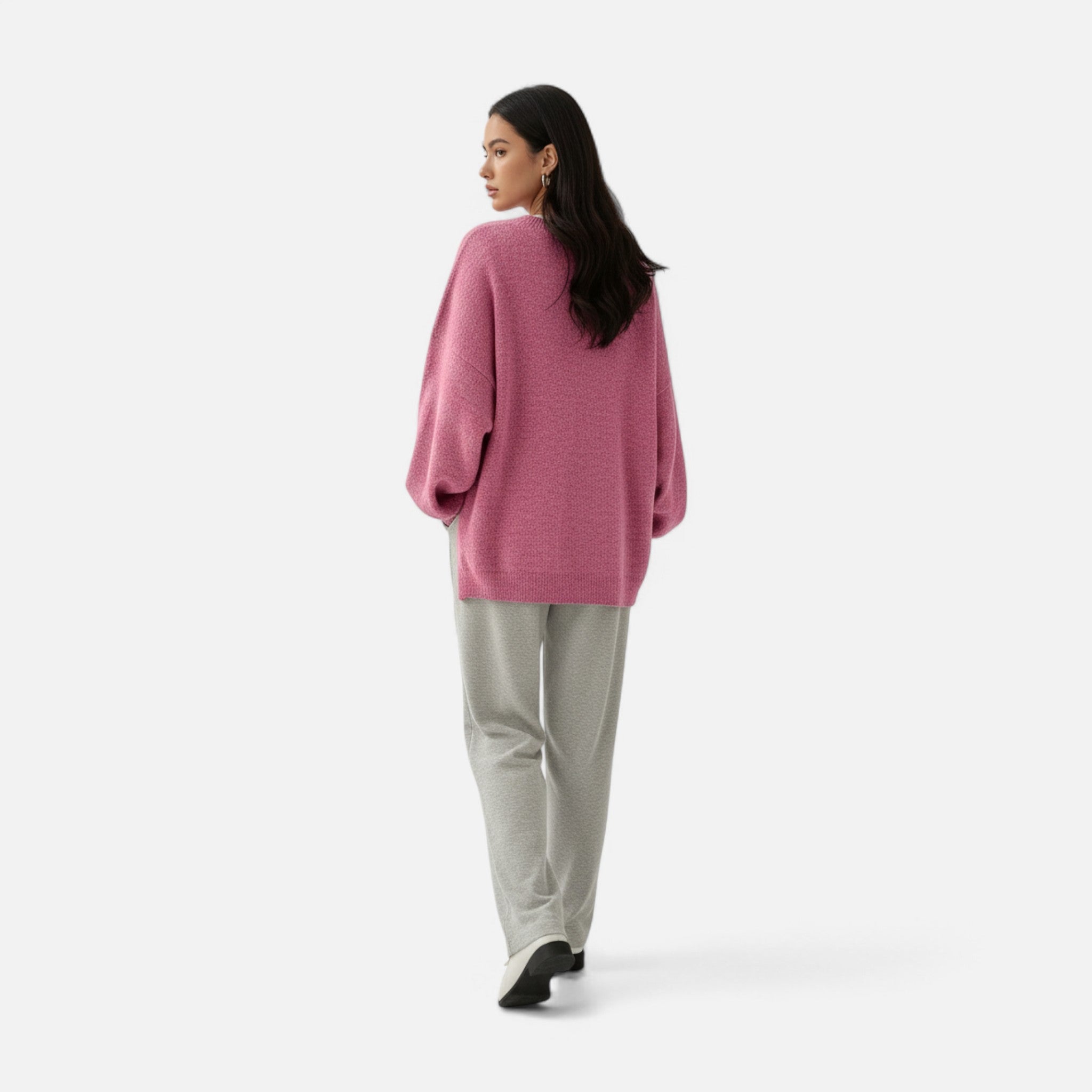 Fawnbury | Women’s Crew Neck Relaxed Fit Pullover Sweater
