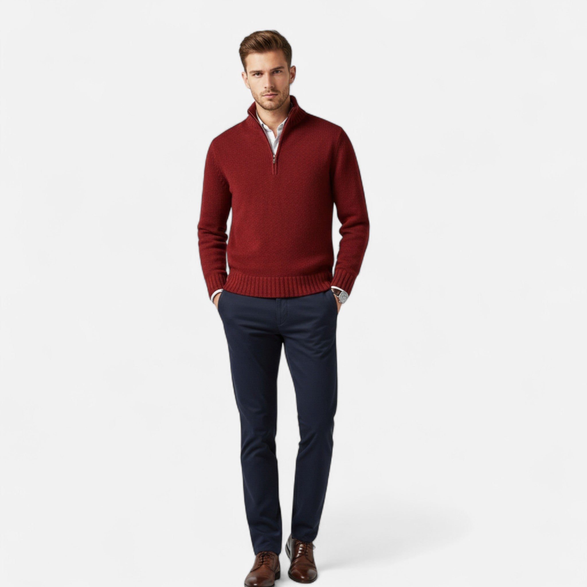 Fawnbury | Men’s Knitted Turtleneck Sweater