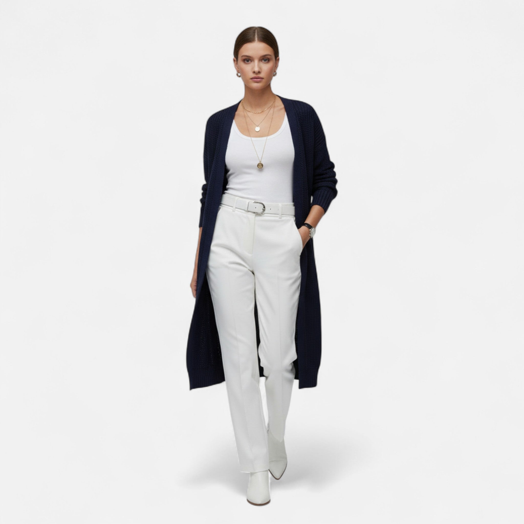 Fawnbury | Women’s Loose Fit Knit V-Neck Cardigan