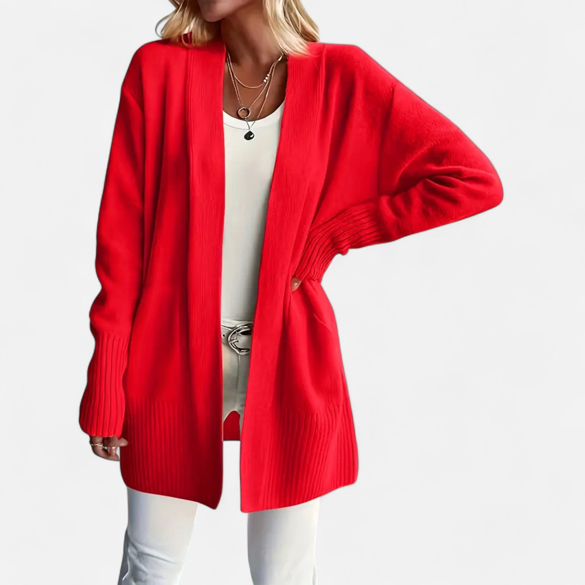 Fawnbury | Women’s Loose Fit Knit V-Neck Cardigan