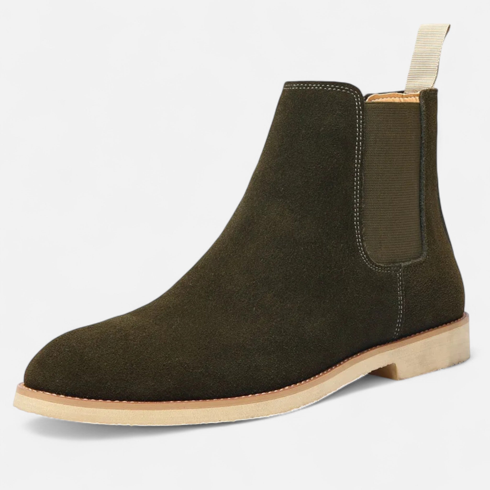 Fawnbury | Men’s Suede High-Top Chelsea Boots