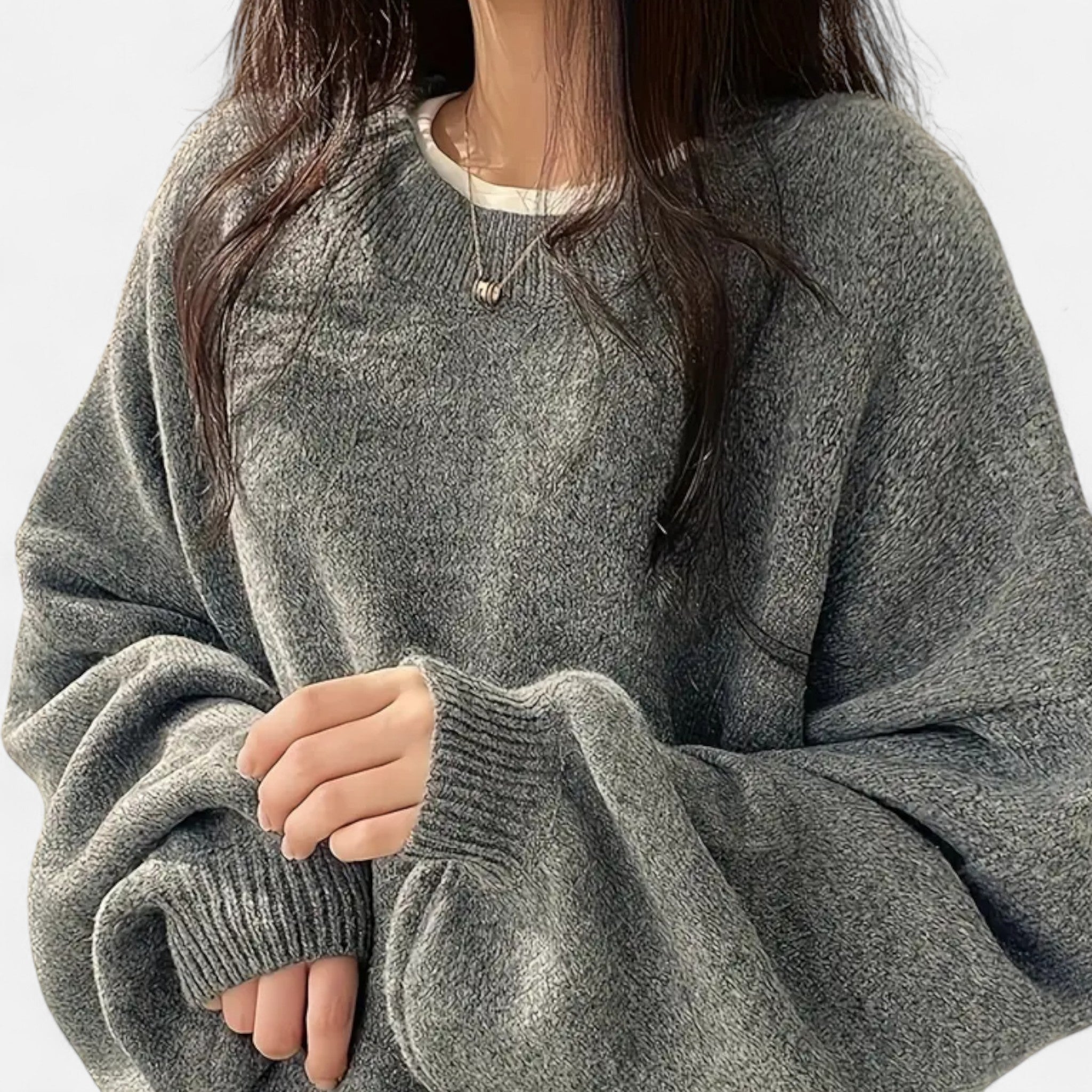 Fawnbury | Women’s Crew Neck Relaxed Fit Pullover Sweater