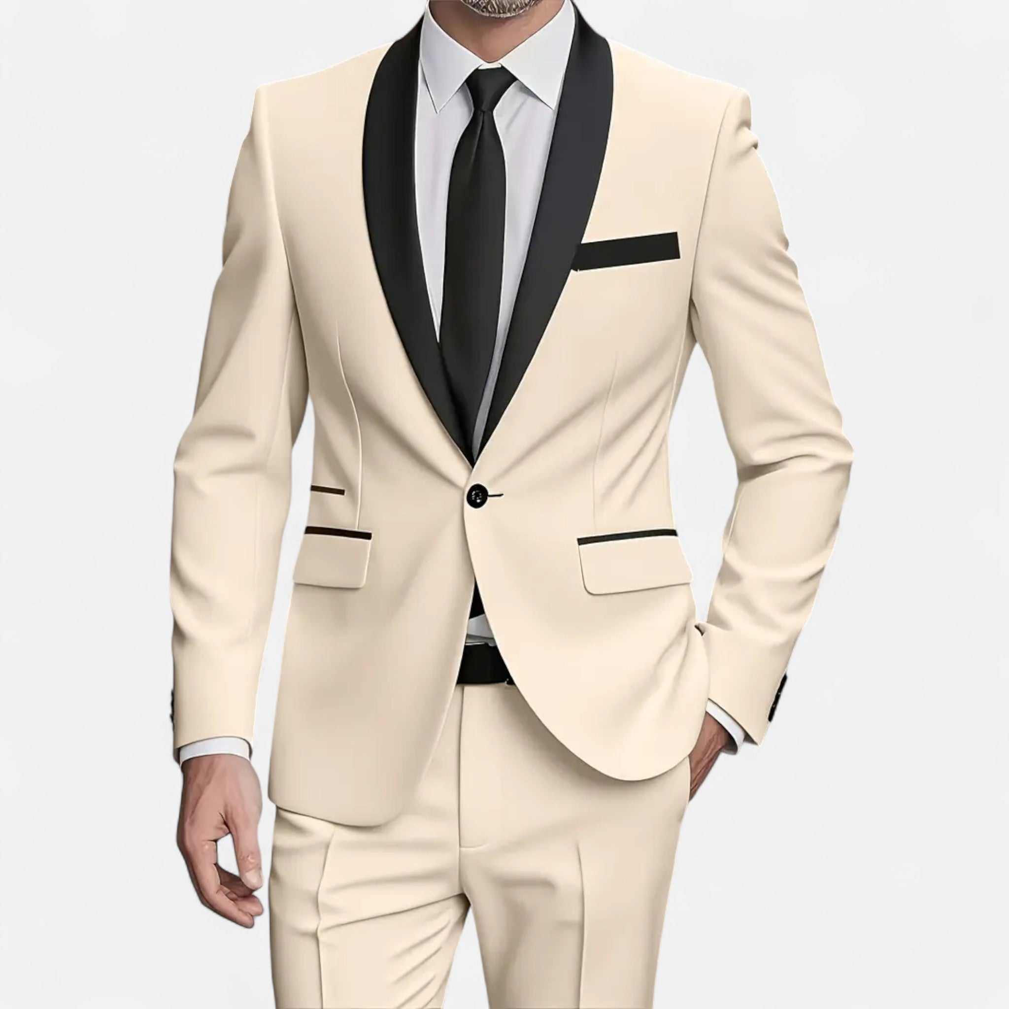 Fawnbury | Men’s Slim Fit 3-Piece Banquet Tuxedo Suit