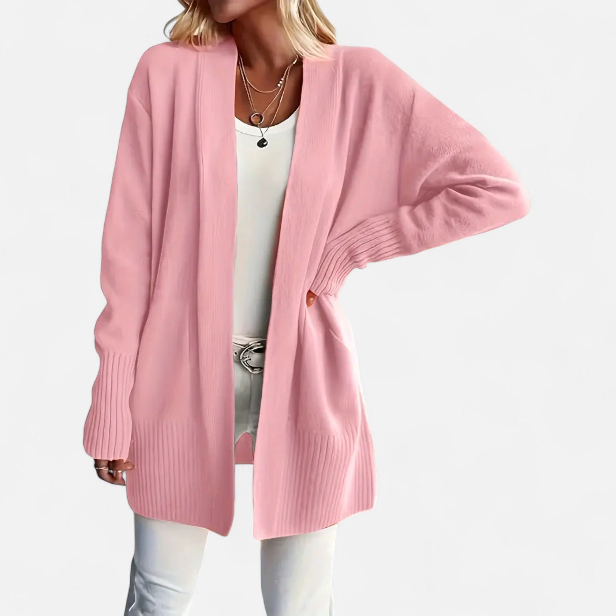 Fawnbury | Women’s Loose Fit Knit V-Neck Cardigan