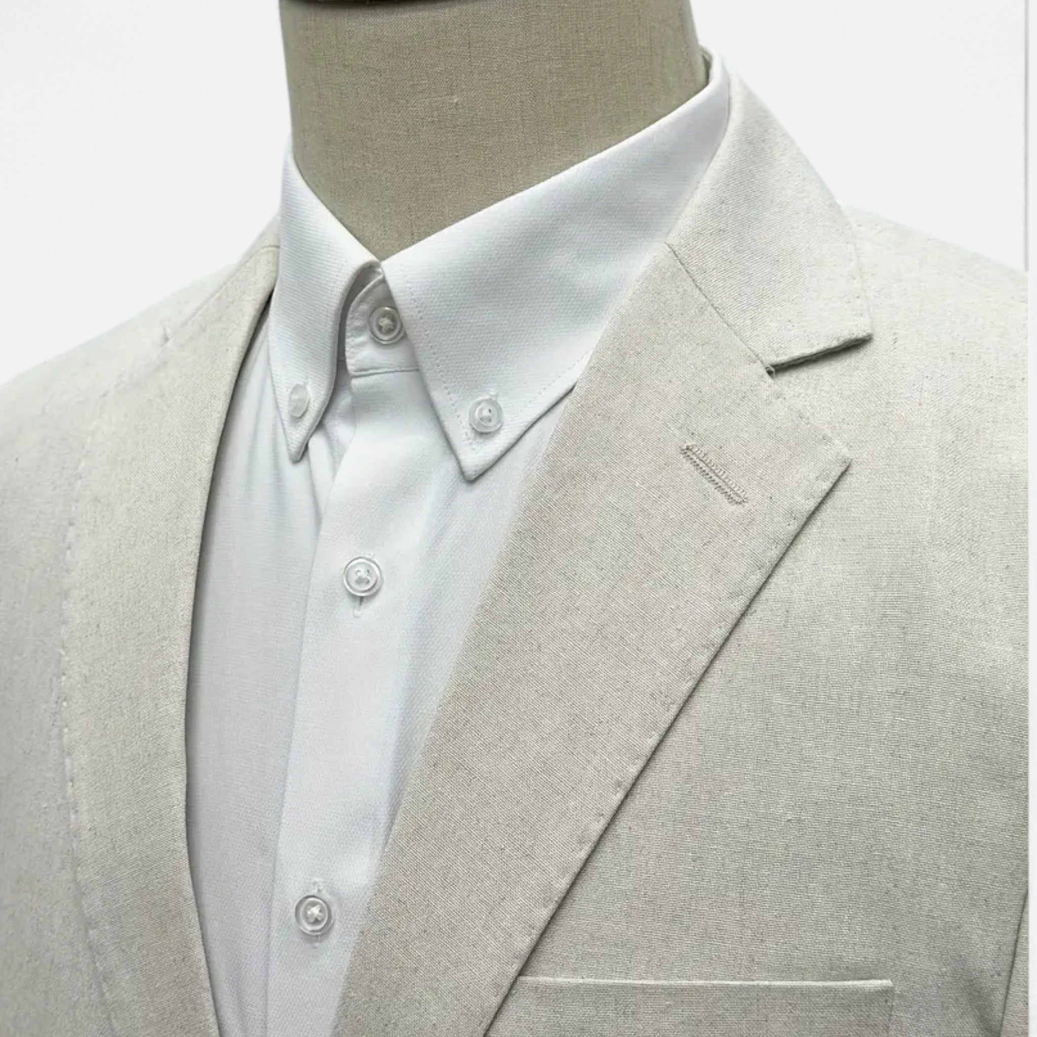 Fawnbury | Men’s Linen Single-Breasted Suit Set