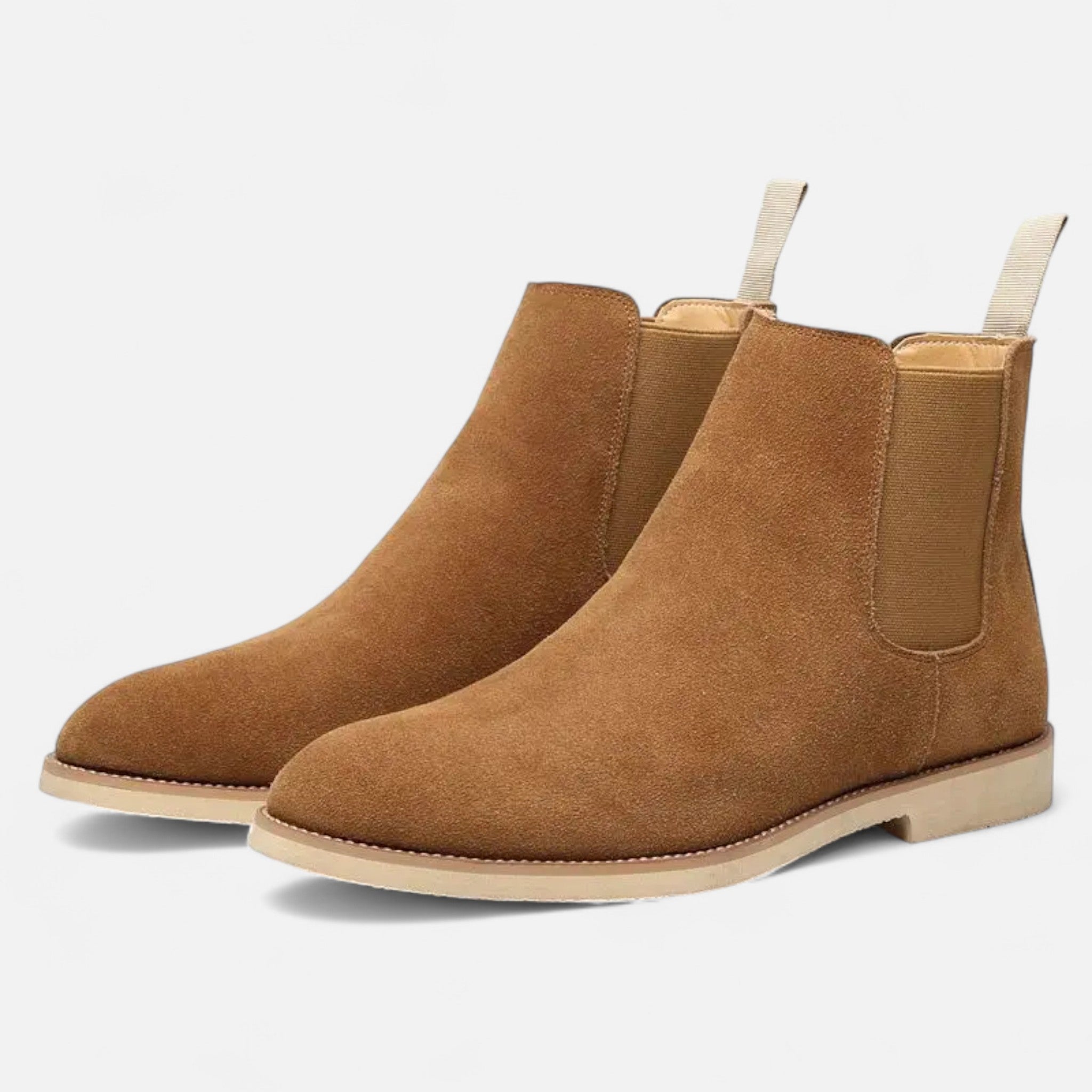 Fawnbury | Men’s Suede High-Top Chelsea Boots