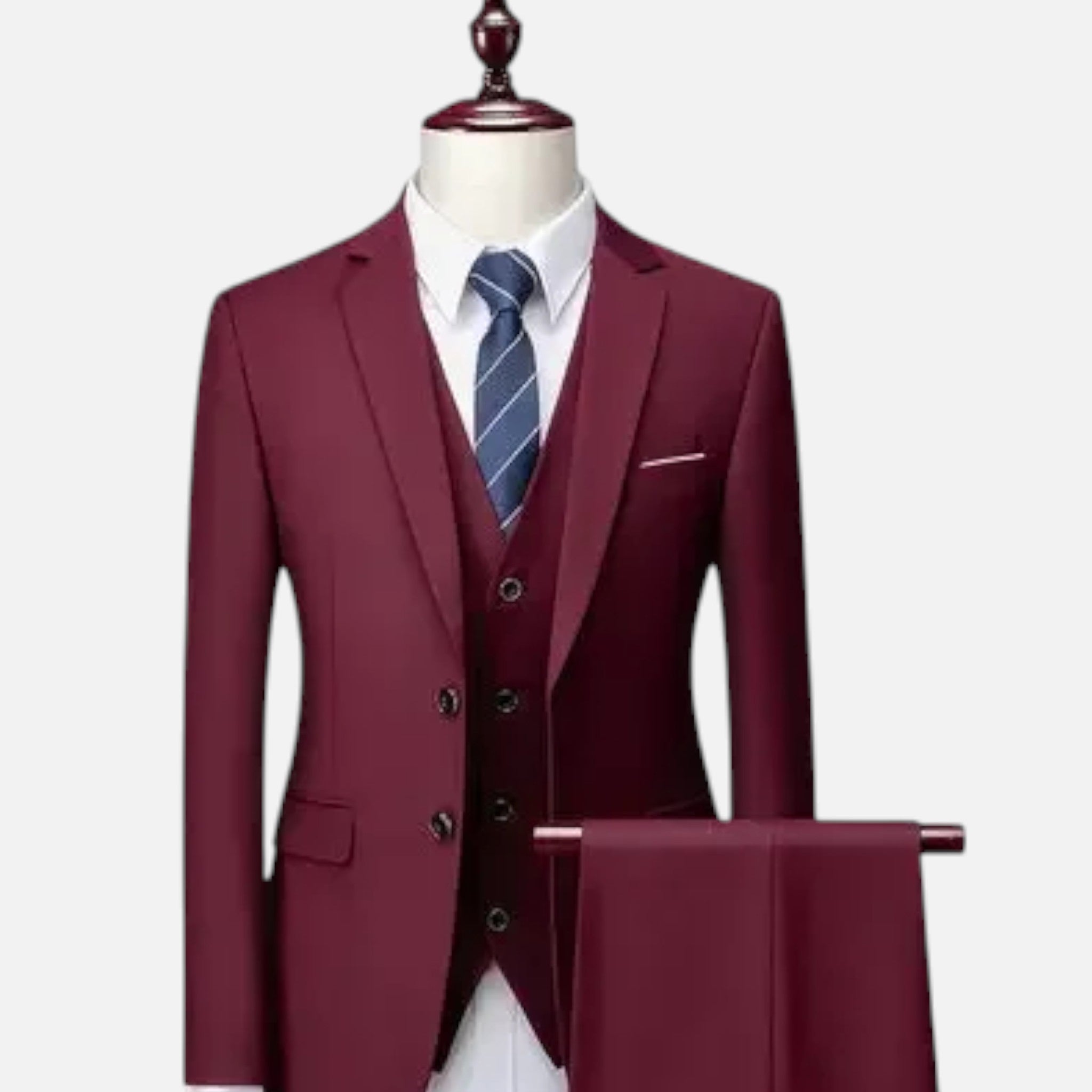 Fawnbury | Men’s Slim Fit Formal 3-Piece Blazer Suit